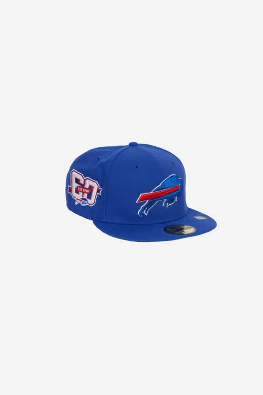 Buffalo Bills 60th Anniversary 59FIFTY sold by Peace-Collective