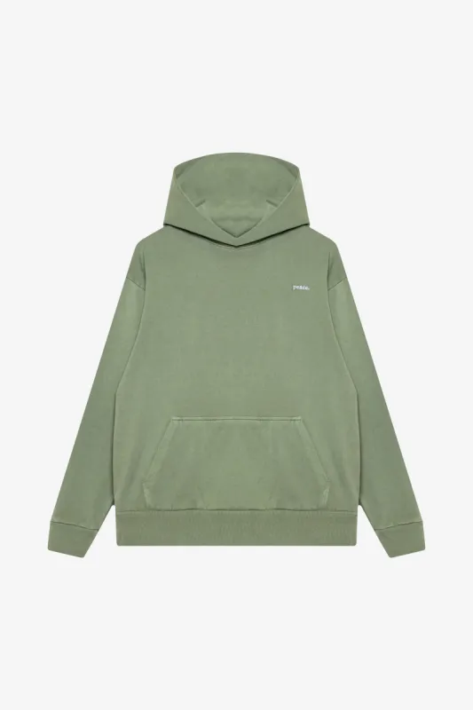 Peace Heavyweight Hoodie - Oil Green sold by Peace-Collective