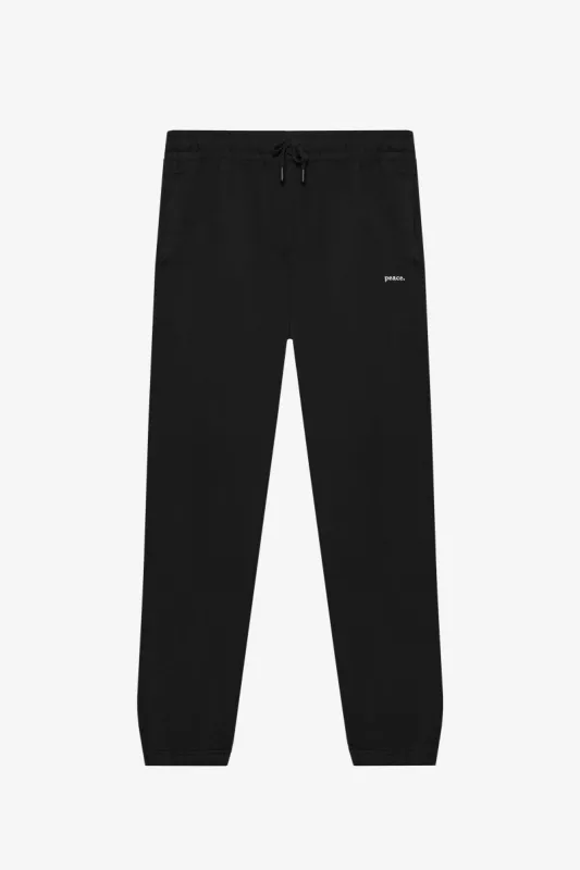 Peace Heavyweight Jogger - Black sold by Peace-Collective