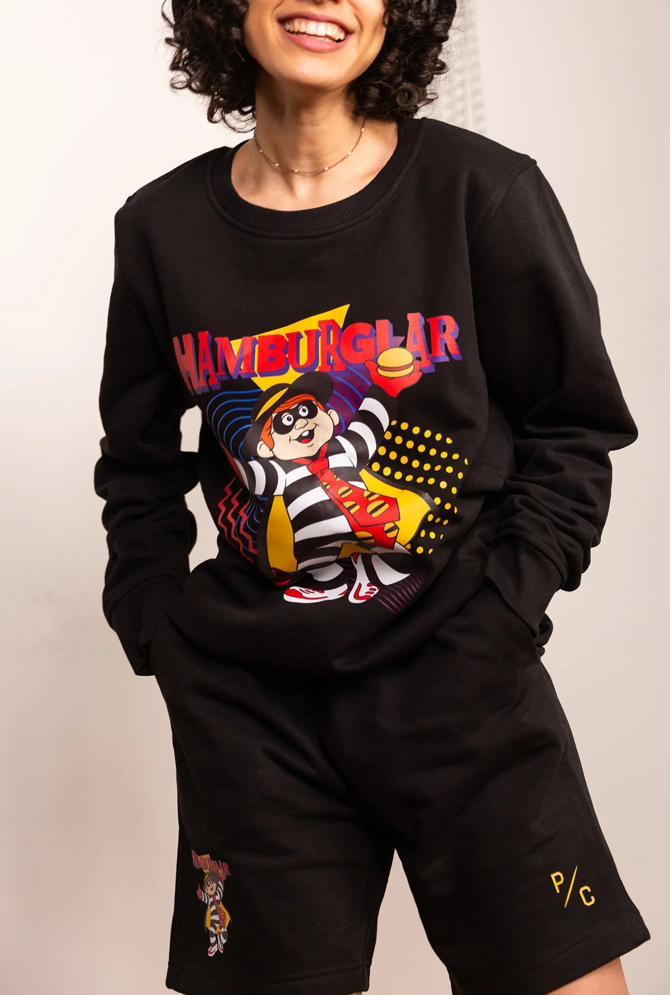 Vintage Hamburglar Crewneck - Black sold by Peace-Collective product image thumbnail 2