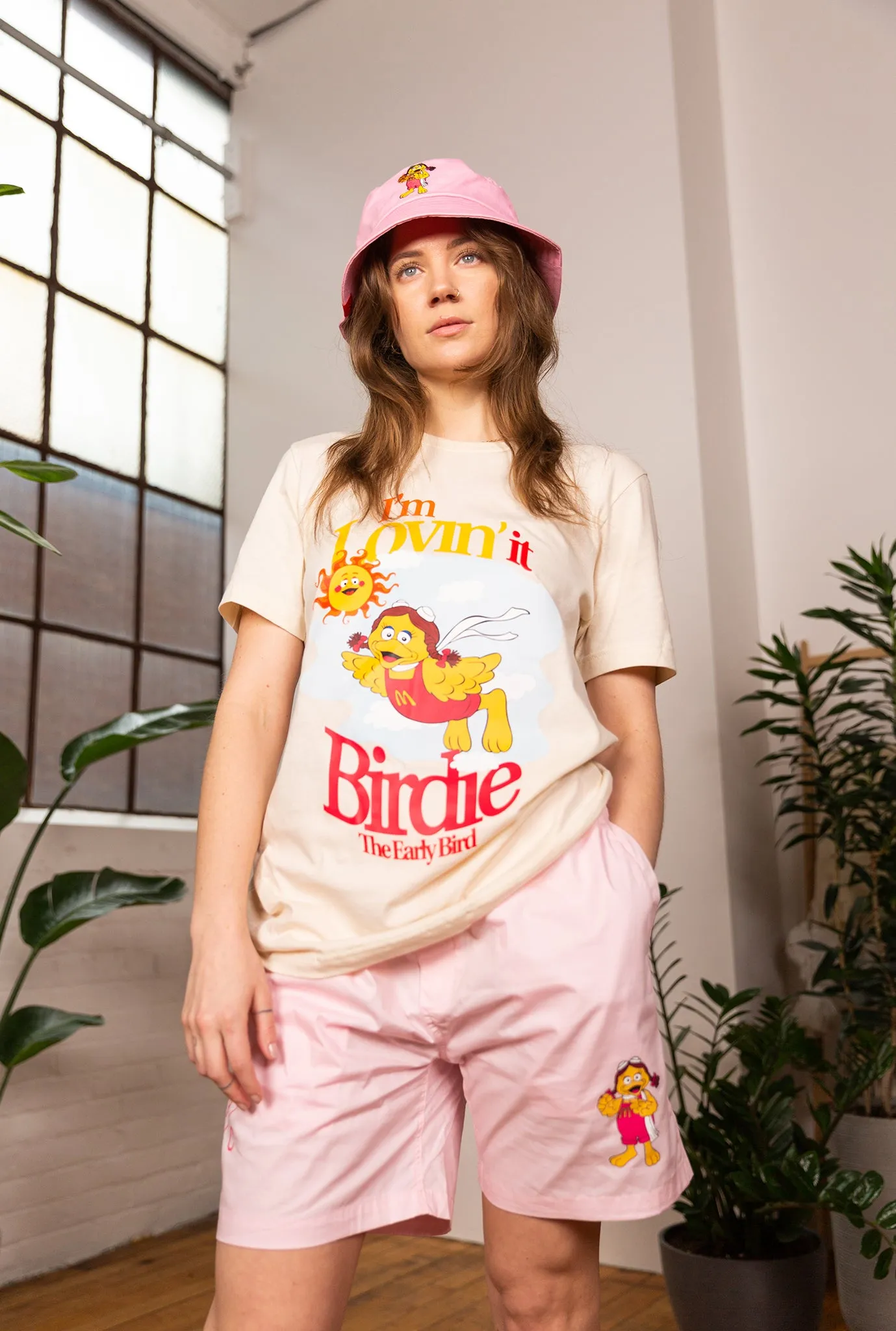 Birdie Board Shorts - Pink sold by Peace-Collective product image thumbnail 4