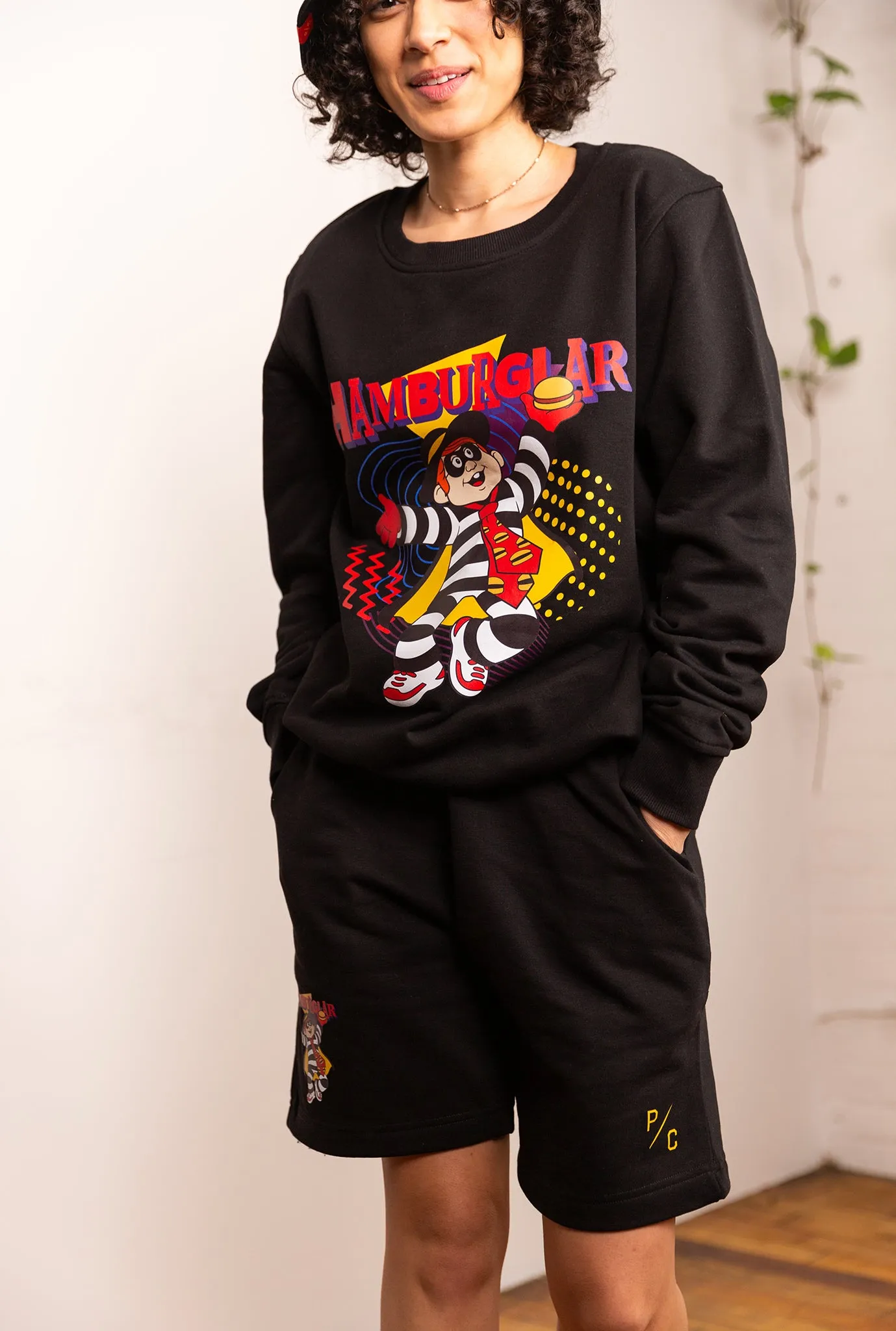 Vintage Hamburglar Shorts - Black sold by Peace-Collective product image thumbnail 4