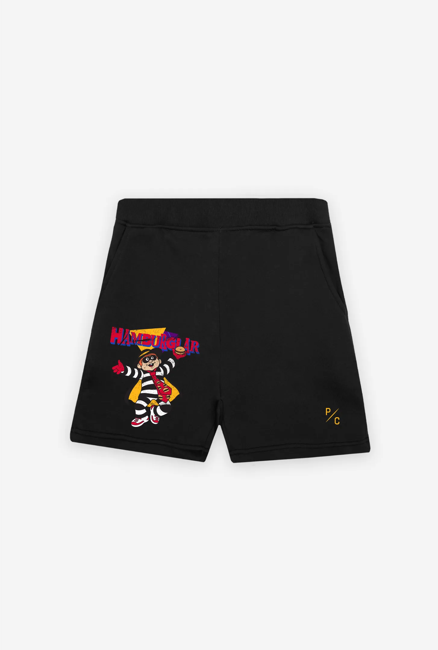 Vintage Hamburglar Shorts - Black sold by Peace-Collective