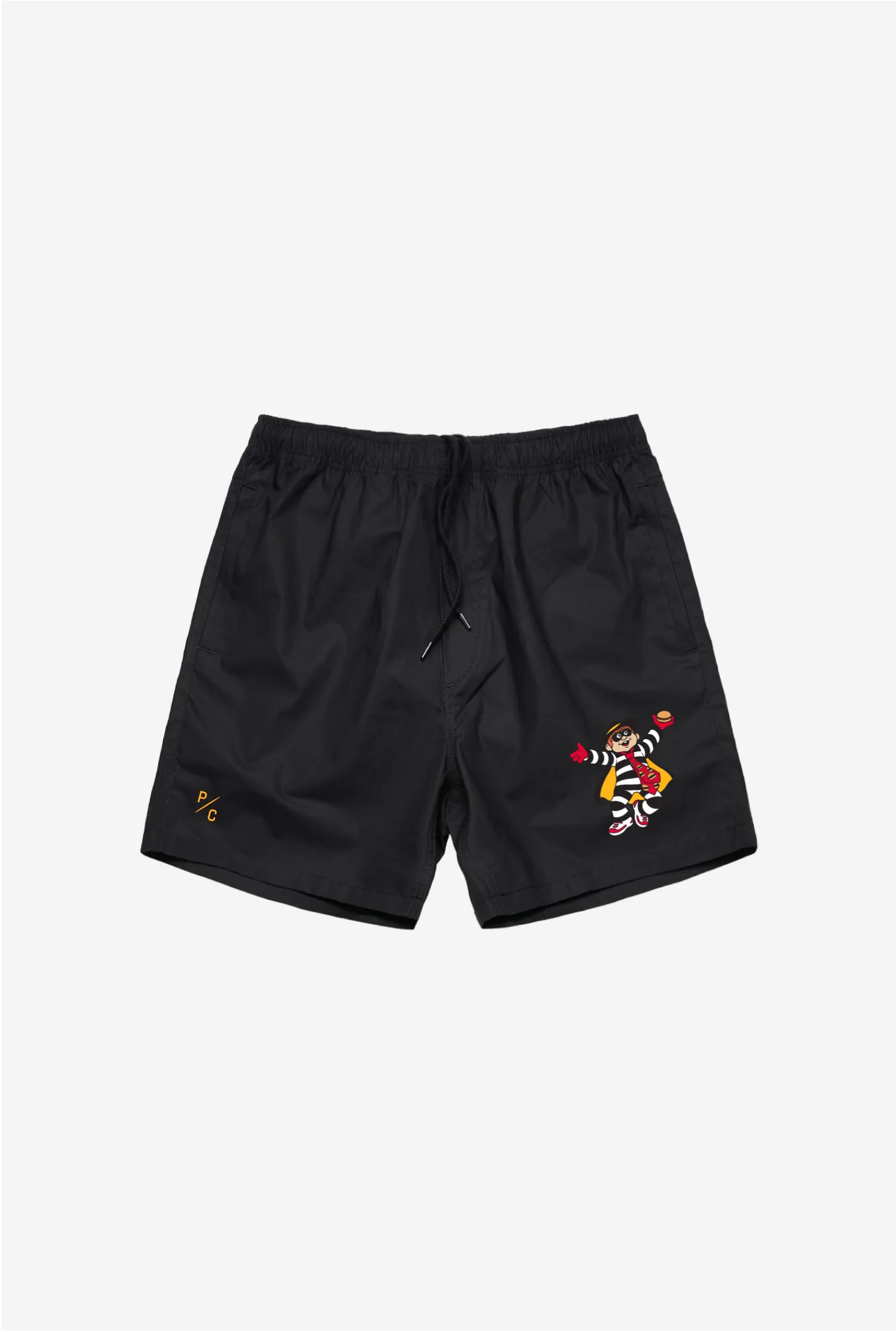Hamburglar Board Shorts - Black sold by Peace-Collective