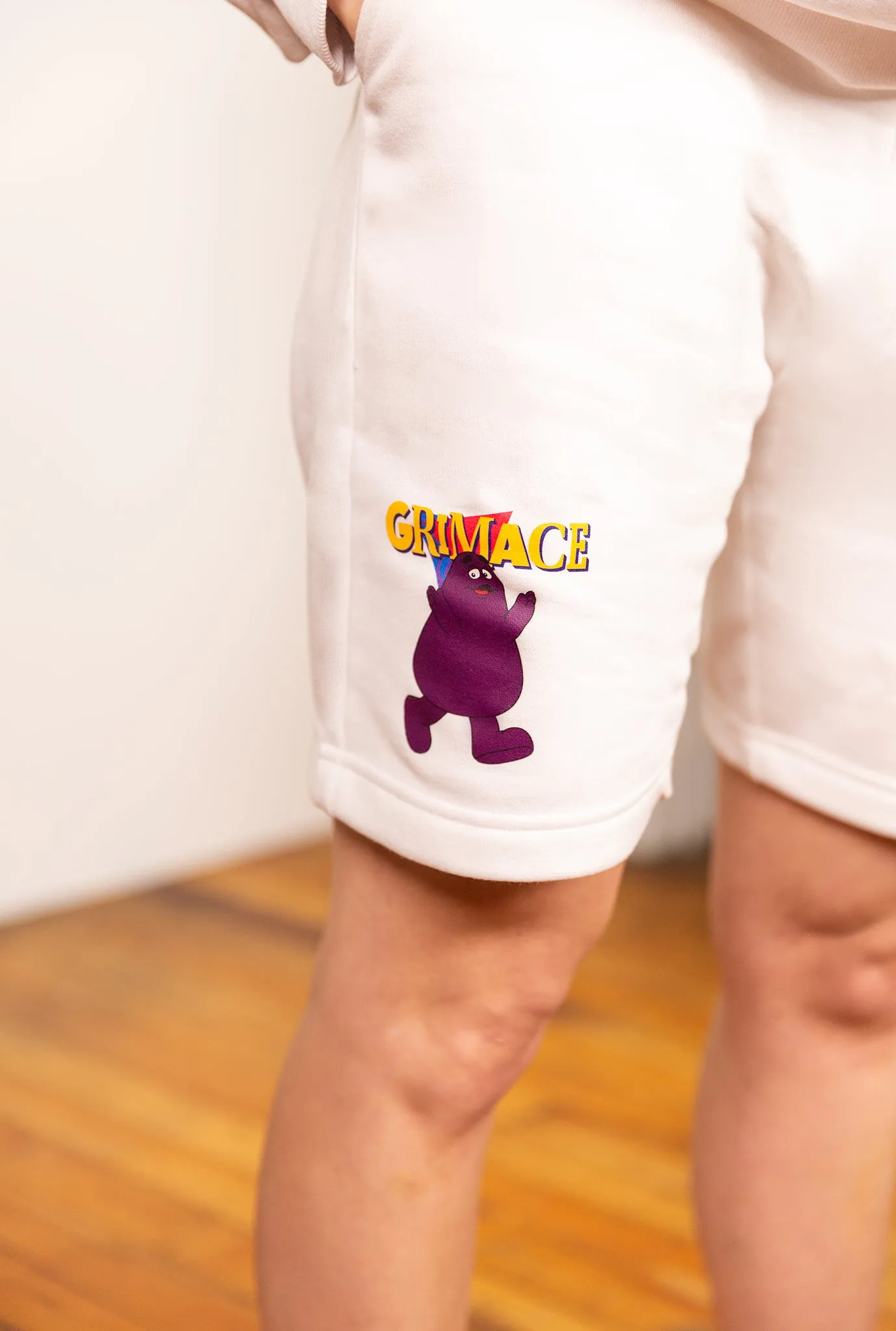 Vintage Grimace Shorts - White sold by Peace-Collective product image thumbnail 2