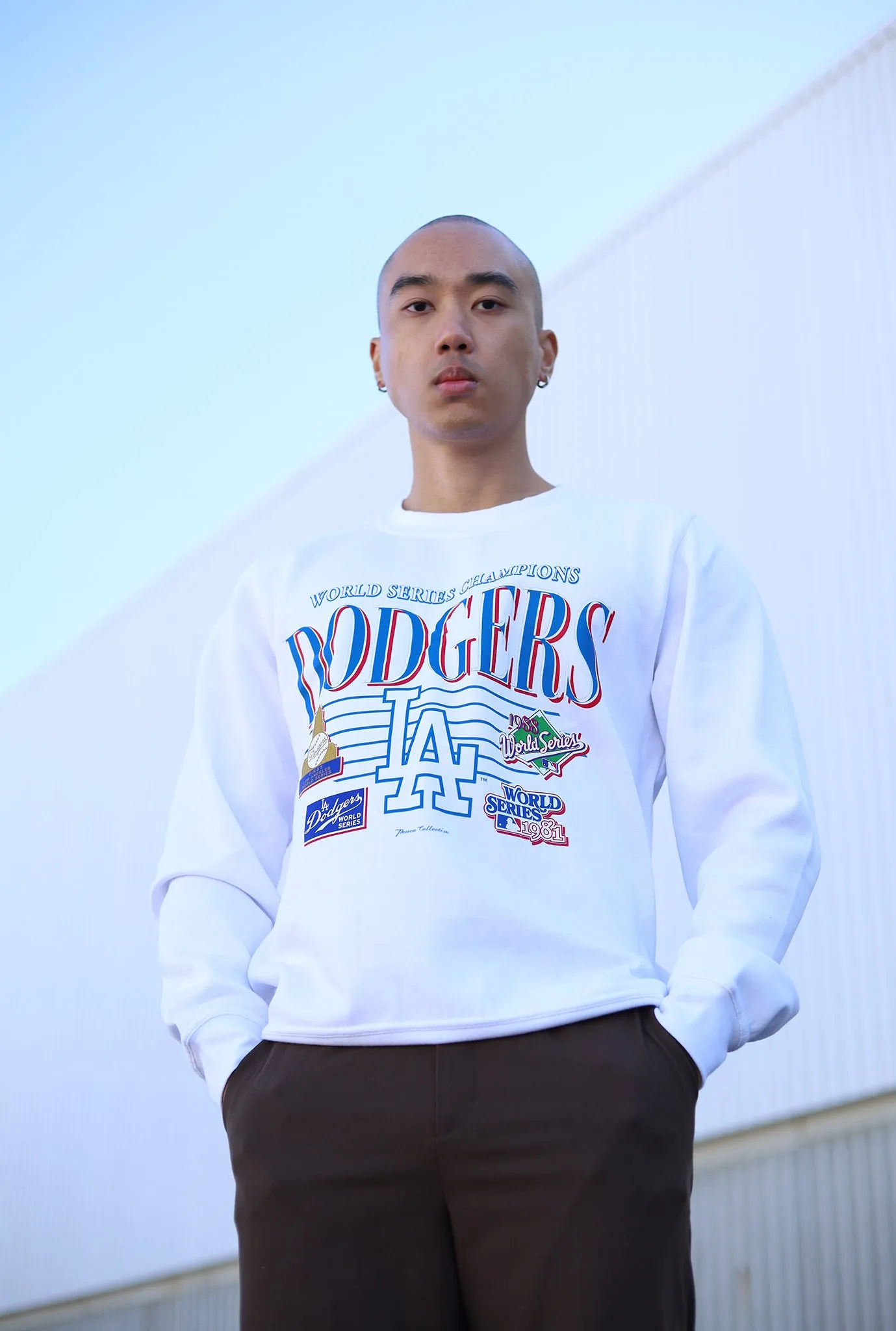 Los Angeles Dodgers Throwback Crewneck - White sold by Peace-Collective product image thumbnail 3