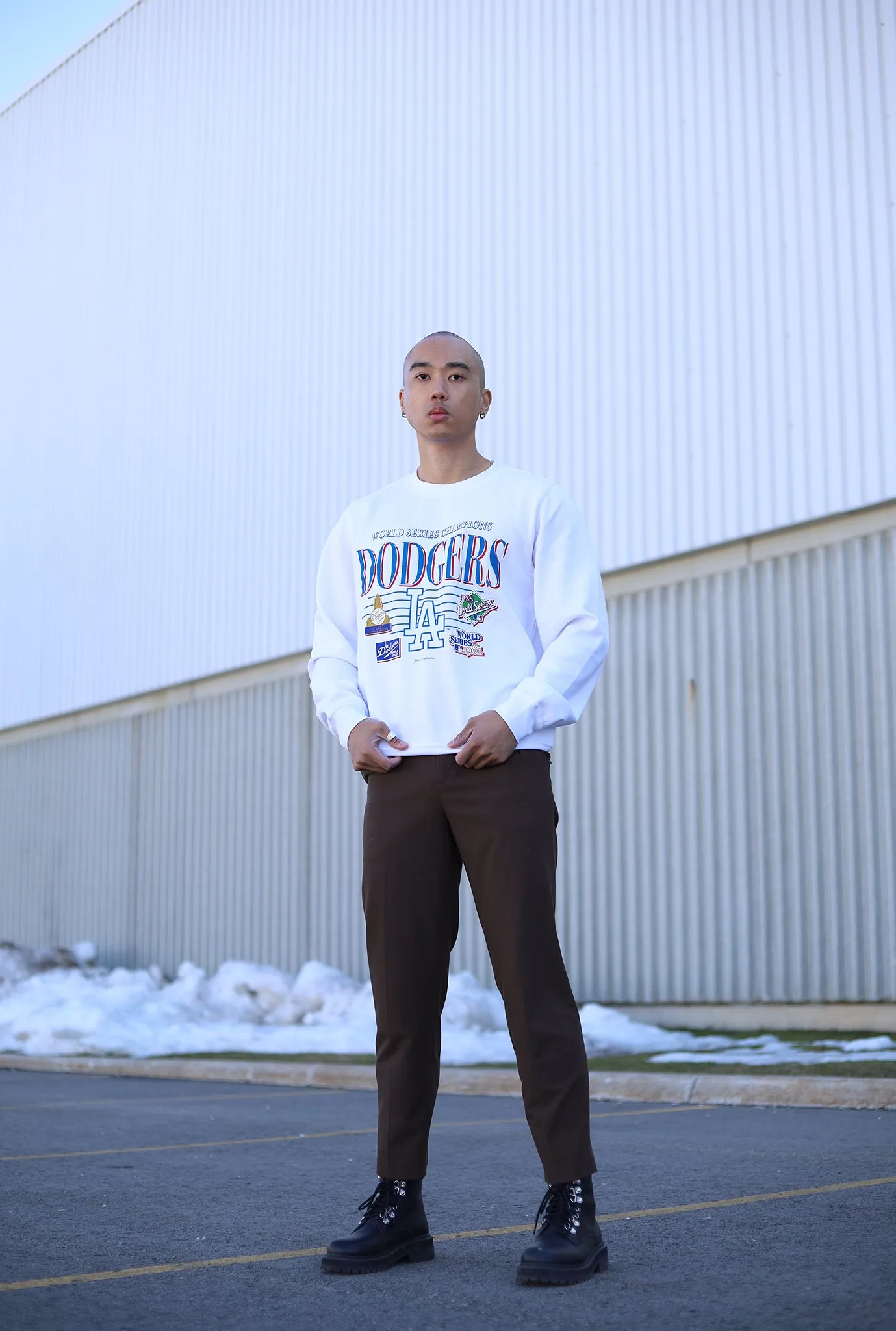 Los Angeles Dodgers Throwback Crewneck - White sold by Peace-Collective product image thumbnail 4