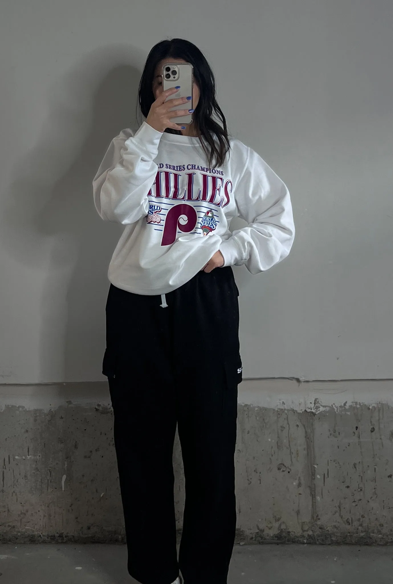 Philadelphia Phillies Throwback Crewneck - White sold by Peace-Collective product image thumbnail 3