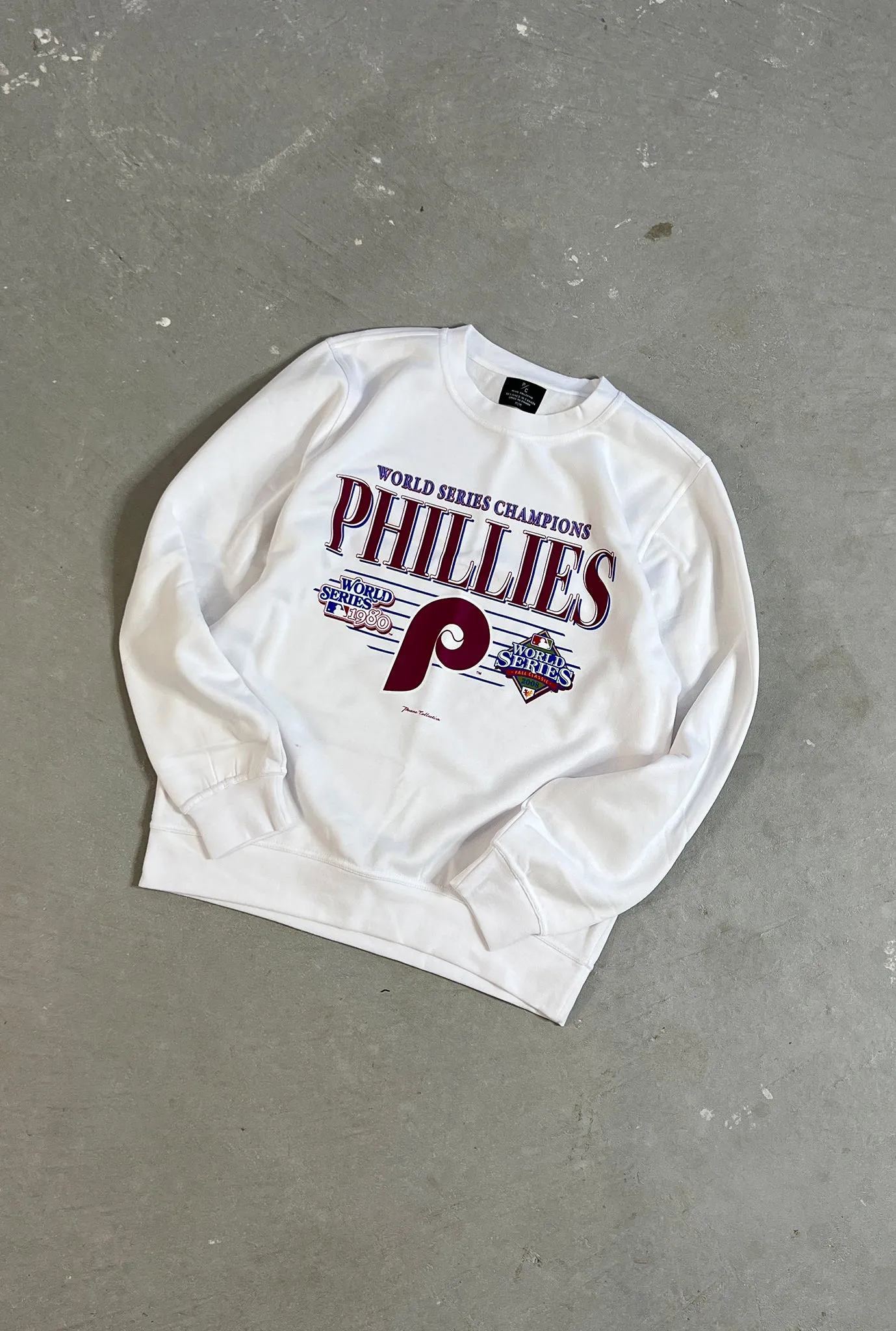Philadelphia Phillies Throwback Crewneck - White sold by Peace-Collective product image thumbnail 4