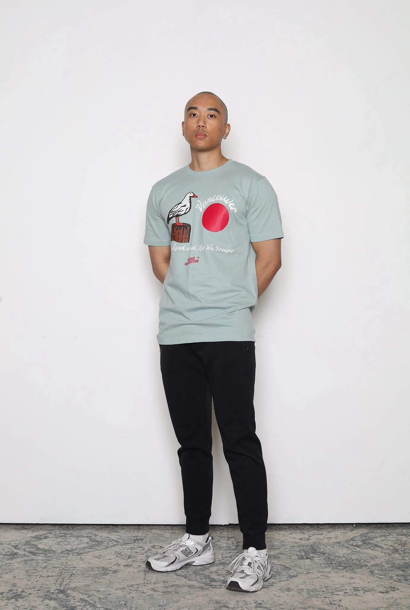 Vancouver Seagull T-Shirt - Blue sold by Peace-Collective product image thumbnail 5