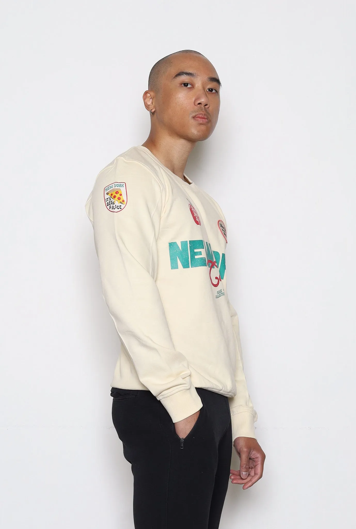 New York City Patch Crewneck - Ivory sold by Peace-Collective product image thumbnail 3