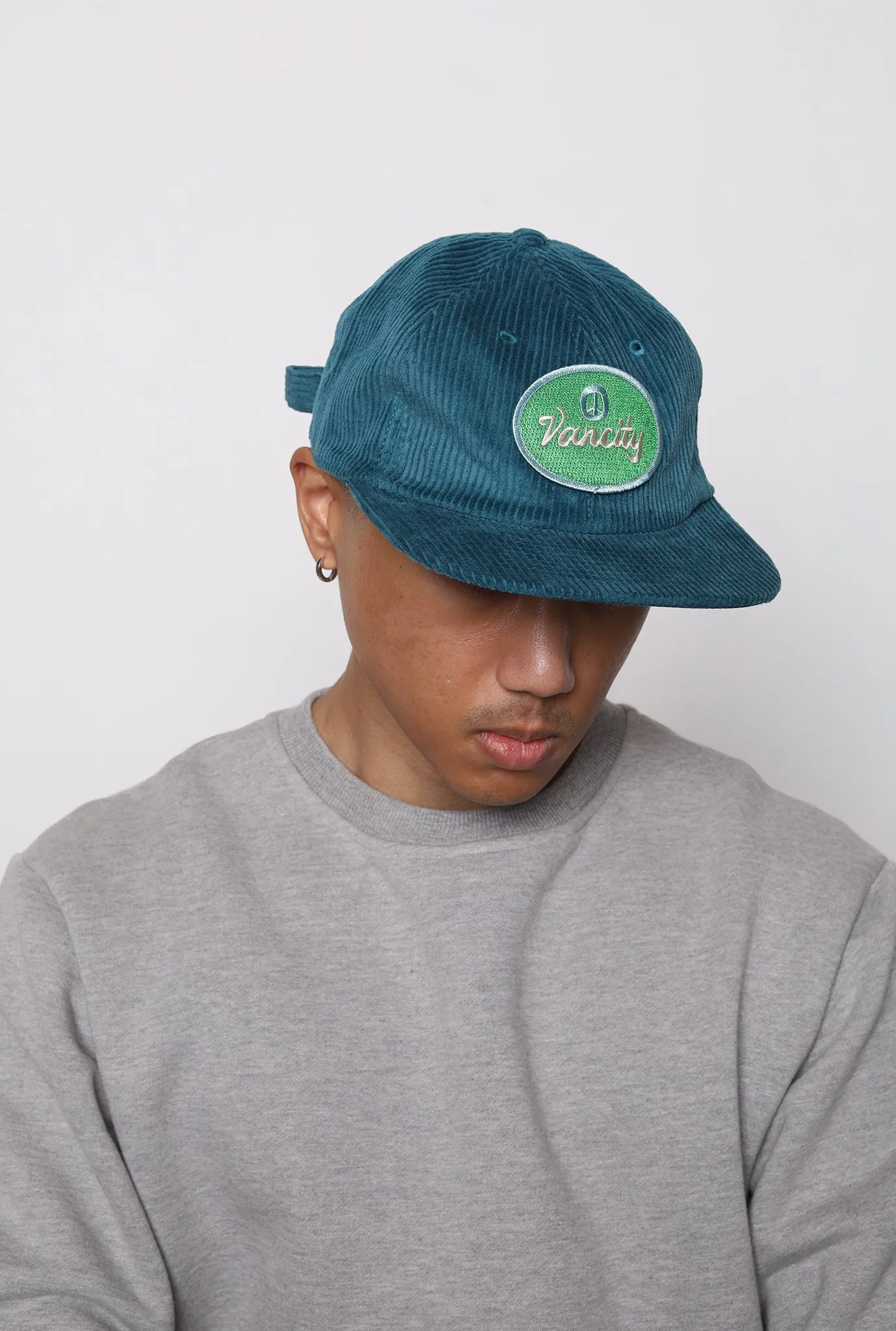 Vancity Corduroy Cap - Teal sold by Peace-Collective product image thumbnail 4