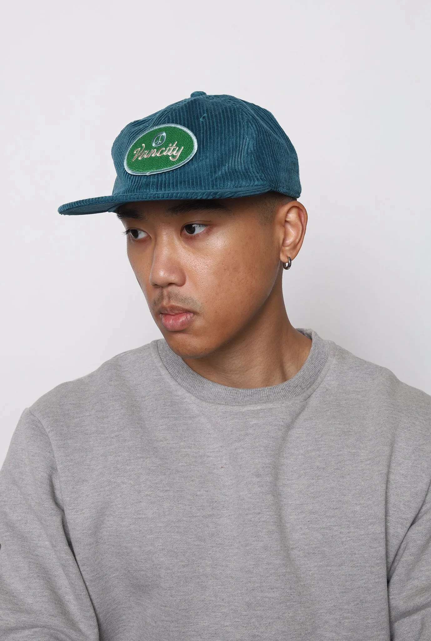 Vancity Corduroy Cap - Teal sold by Peace-Collective product image thumbnail 3