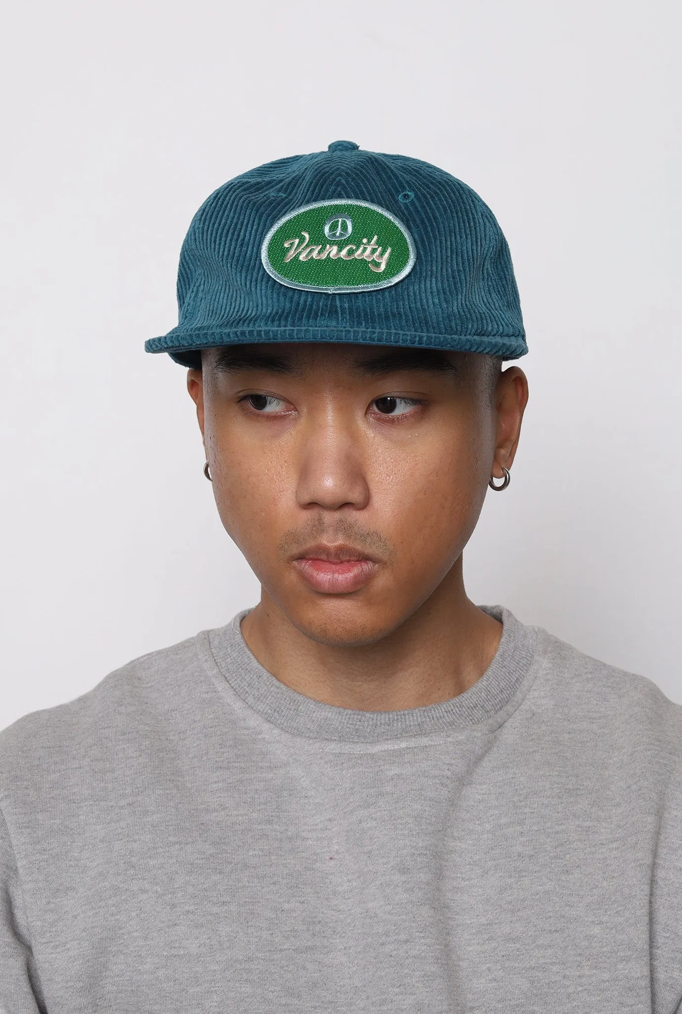 Vancity Corduroy Cap - Teal sold by Peace-Collective product image thumbnail 2