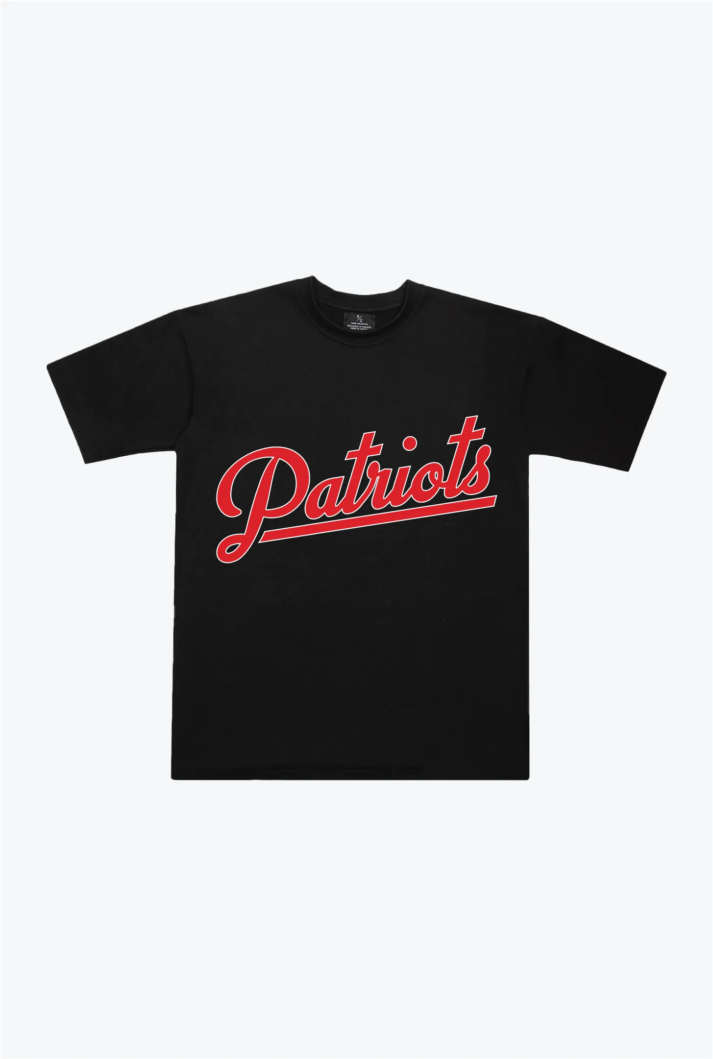 New England Patriots Heavyweight T-Shirt - Black sold by Peace-Collective
