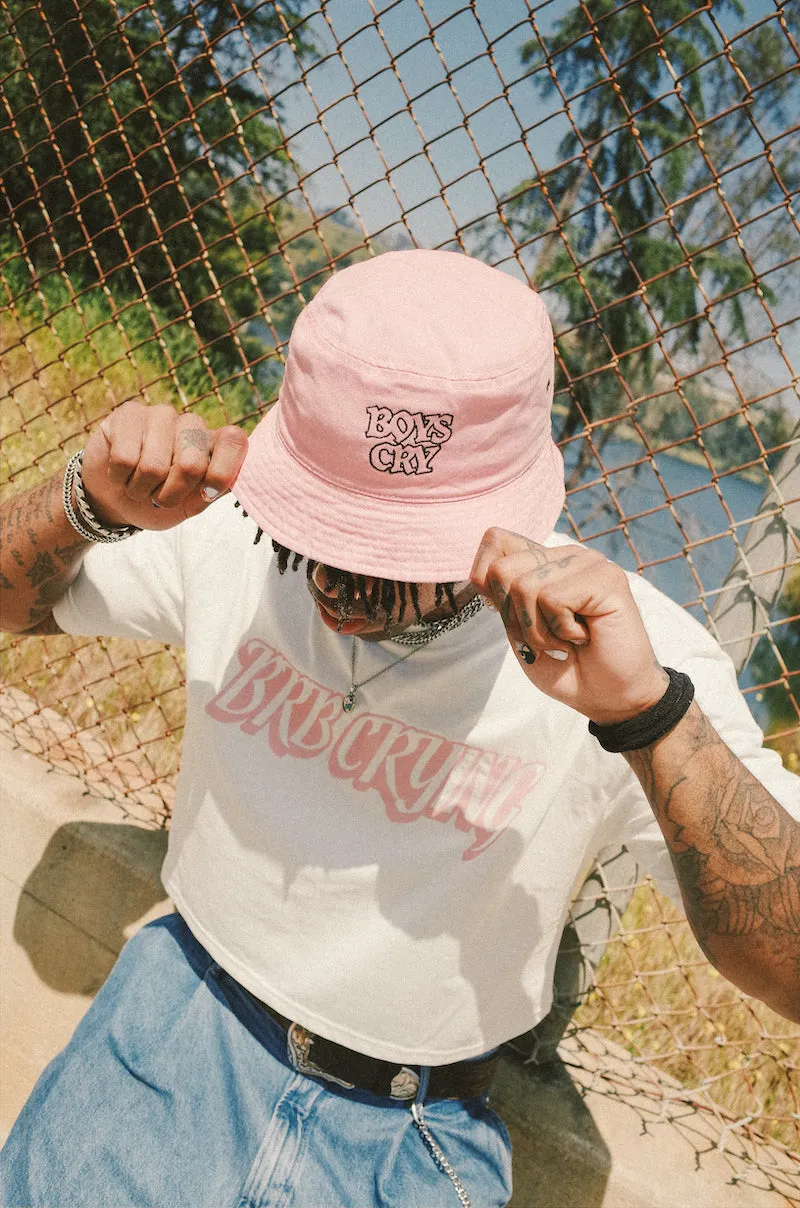 Boys Cry Bucket Hat - Pink sold by Peace-Collective product image thumbnail 2