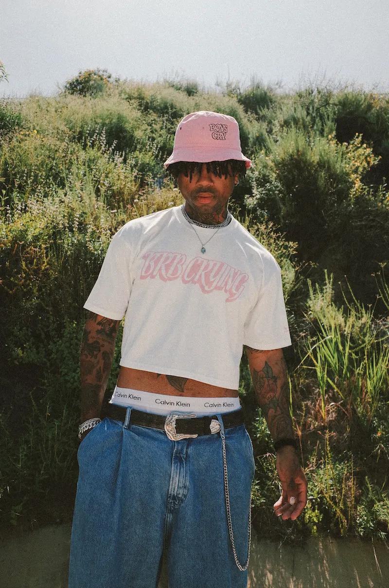 Boys Cry Bucket Hat - Pink sold by Peace-Collective product image thumbnail 3