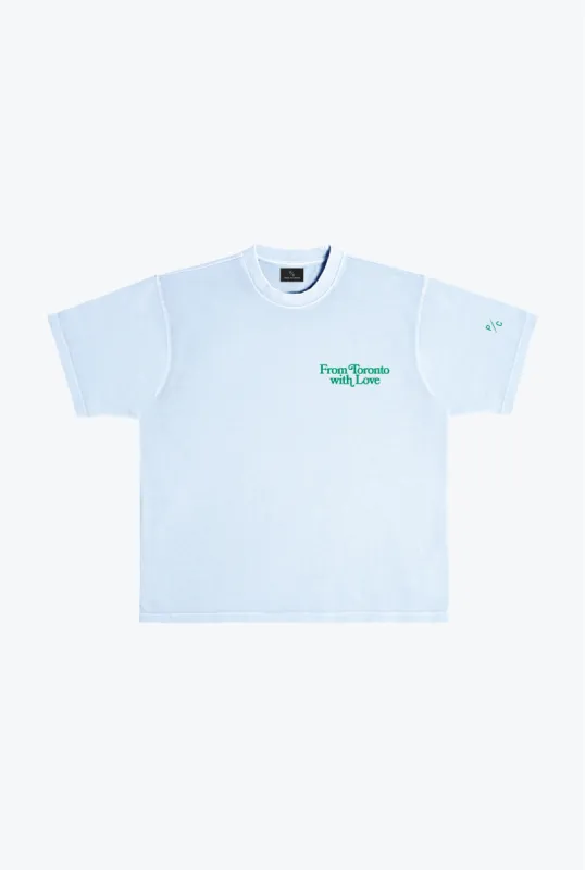 From Toronto with Love Heavyweight T Shirt - Grape Ice sold by Peace-Collective
