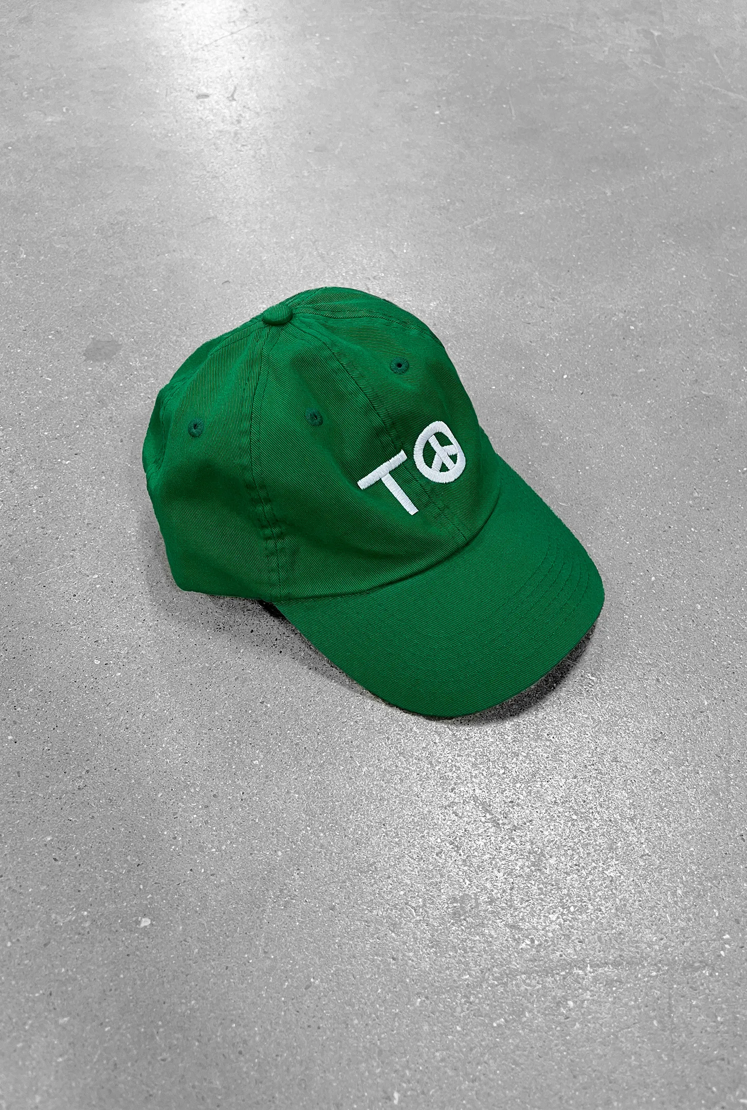 "TO" Peace Sign Dad Cap - Kelly Green sold by Peace-Collective product image thumbnail 2