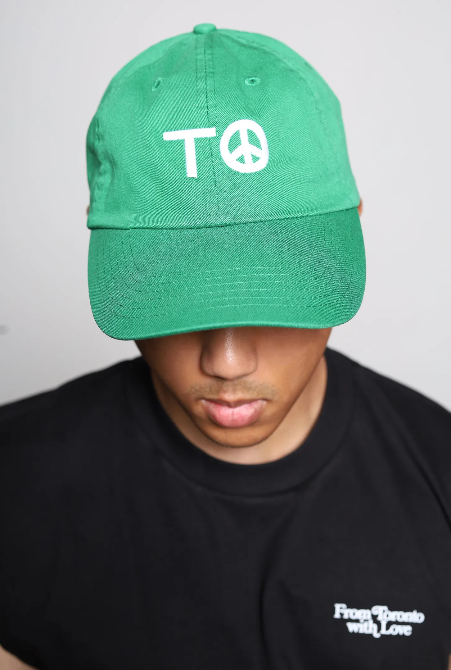 "TO" Peace Sign Dad Cap - Kelly Green sold by Peace-Collective product image thumbnail 4