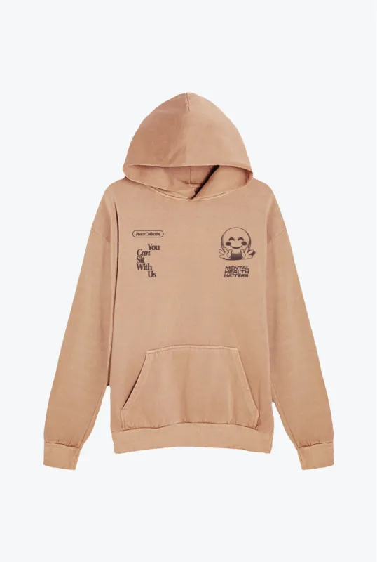 You Can Sit With Us Heavyweight Hoodie - Burro sold by Peace-Collective