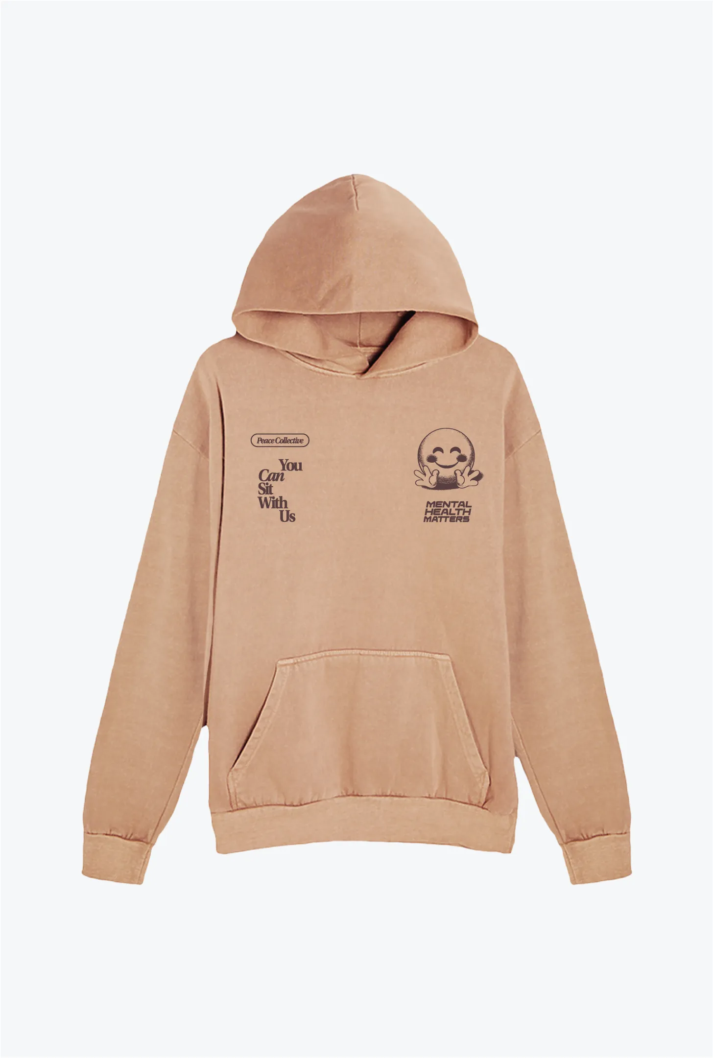 You Can Sit With Us Heavyweight Hoodie - Burro sold by Peace-Collective