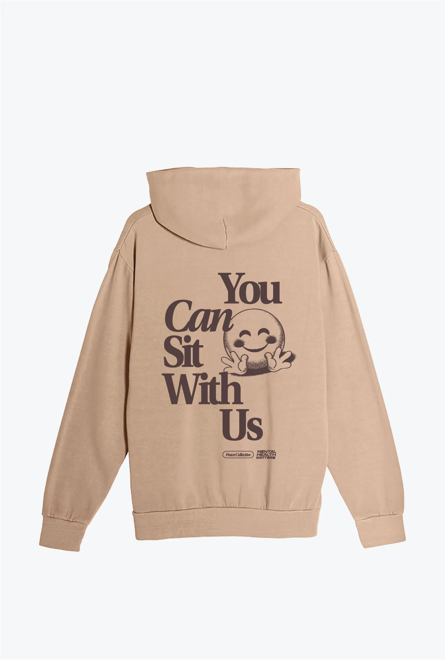 You Can Sit With Us Heavyweight Hoodie - Burro sold by Peace-Collective product image thumbnail 2