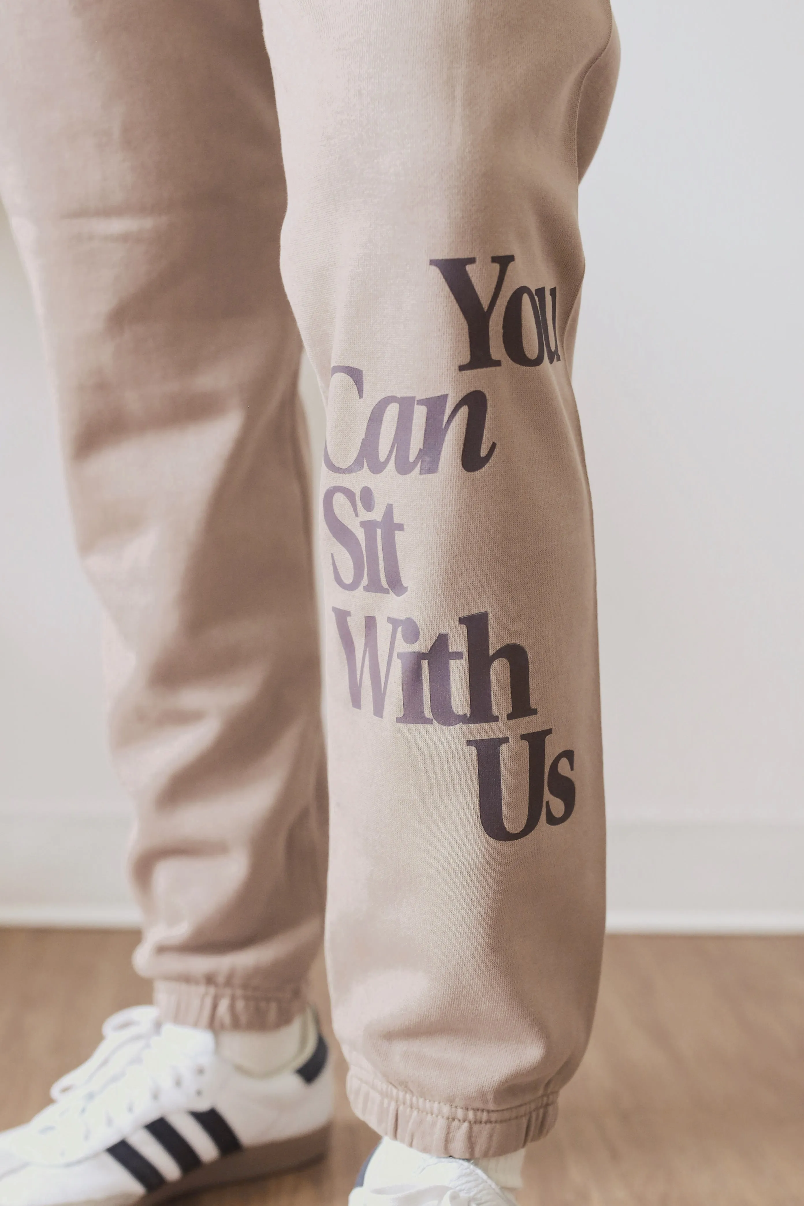 You Can Sit With Us Heavyweight Jogger - Burro sold by Peace-Collective product image thumbnail 3