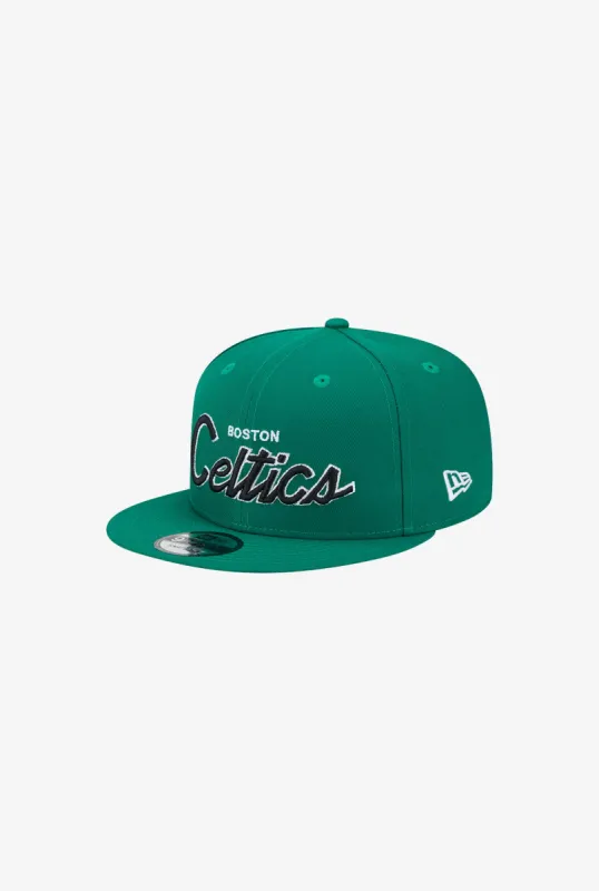 Boston Celtics Script 9FIFTY sold by Peace-Collective