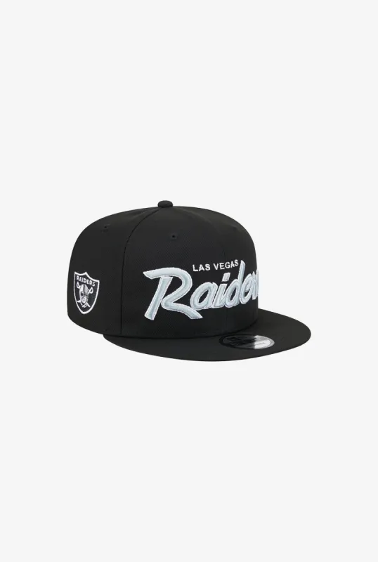 Las Vegas Raiders Script 9FIFTY sold by Peace-Collective
