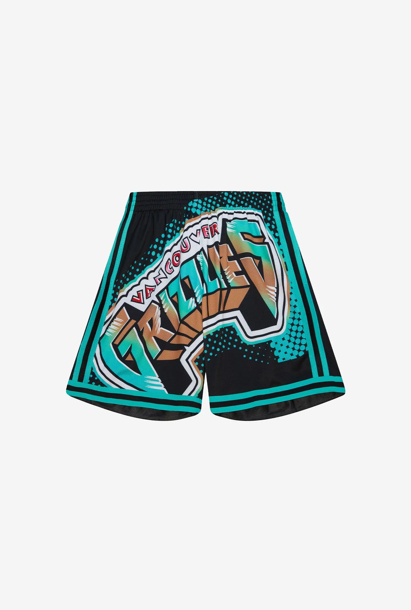 Vancouver Grizzlies Big Face 7.0 Fashion Shorts - Black sold by Peace-Collective