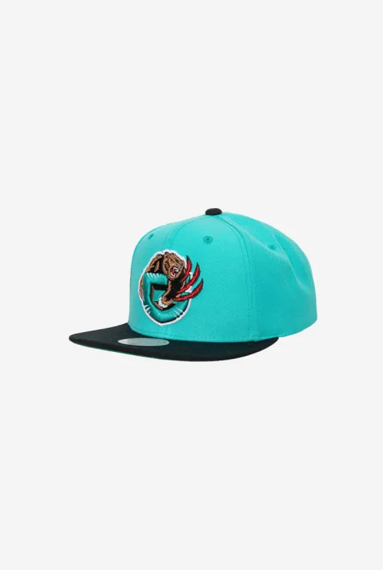 Vancouver Grizzlies Team 2 Tone 2.0 Snapback HWC - Teal/Black sold by Peace-Collective