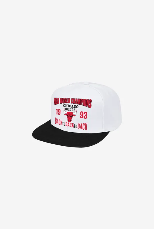 Chicago Bulls Back To 93 Snapback HWC - White/Black sold by Peace-Collective