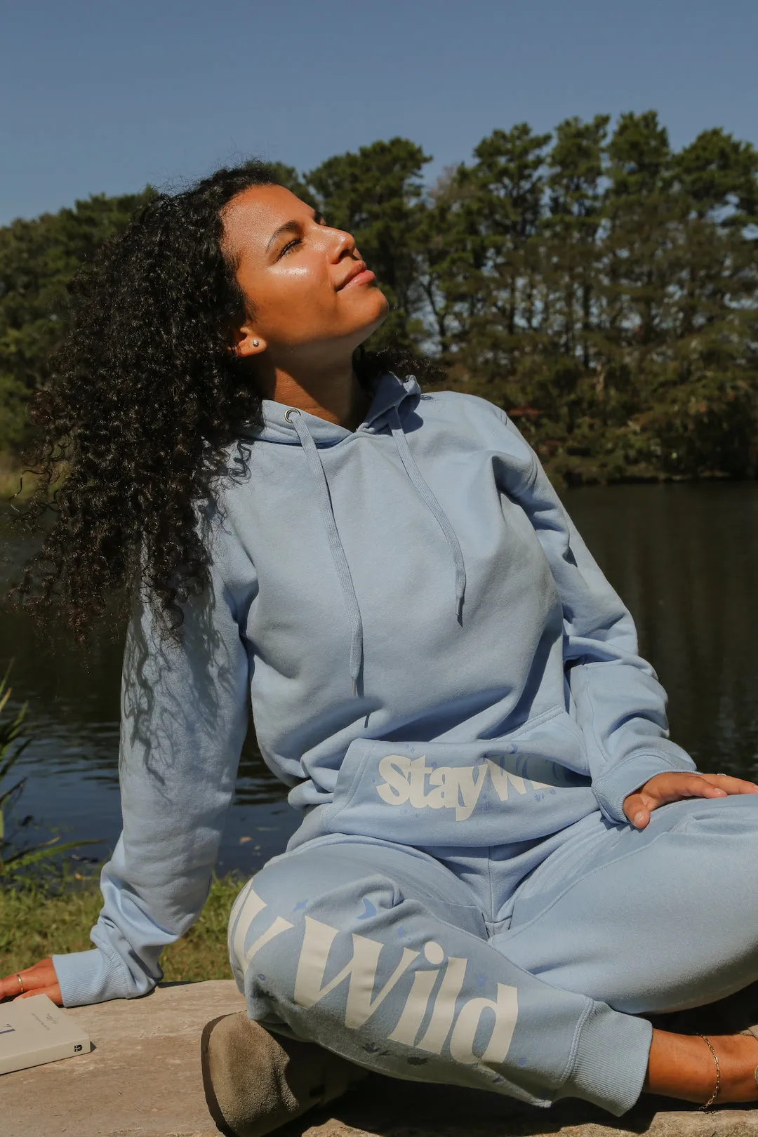 Stay Wild Jogger - Vista Blue sold by Peace-Collective product image thumbnail 2