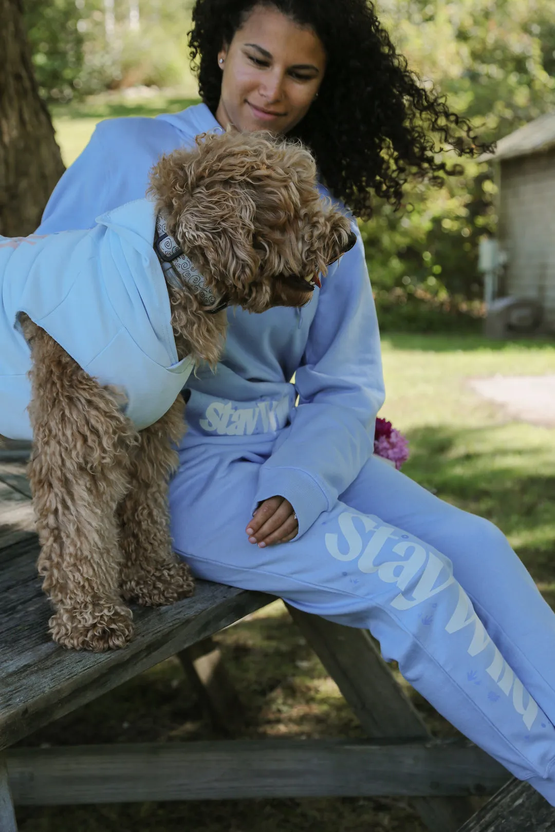 Stay Wild Jogger - Vista Blue sold by Peace-Collective product image thumbnail 3