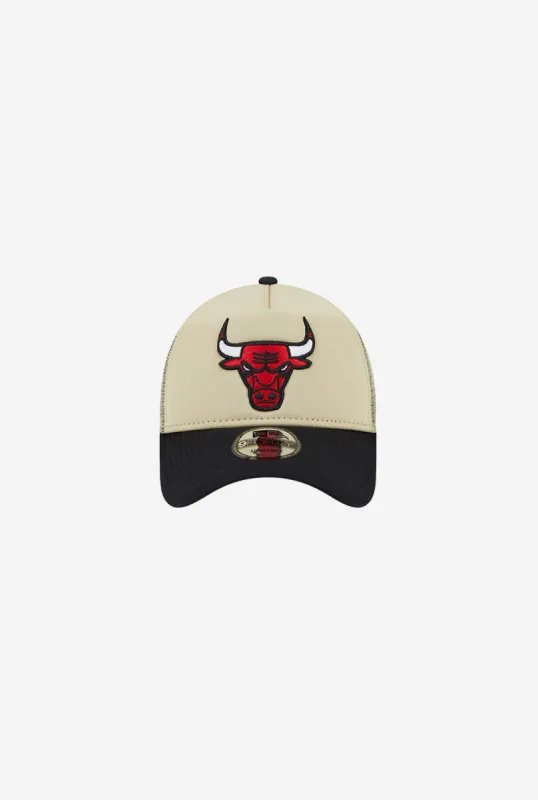 Chicago Bulls 9FORTY A-Frame Trucker OTC sold by Peace-Collective