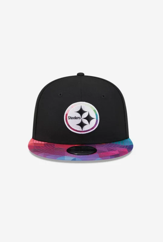 Pittsburgh Steelers 2023 Crucial Catch 9FIFTY Snapback Hat sold by Peace-Collective