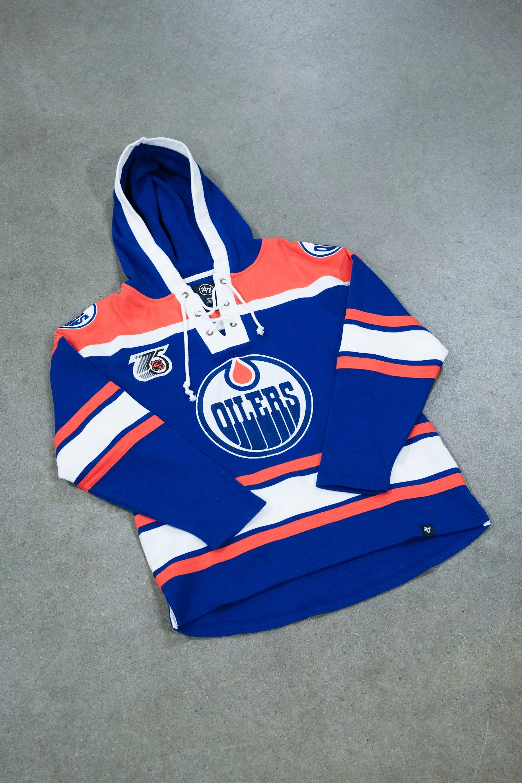 Edmonton Oilers Retro Freeze '47 Lacer Hoodie sold by Peace-Collective product image thumbnail 5
