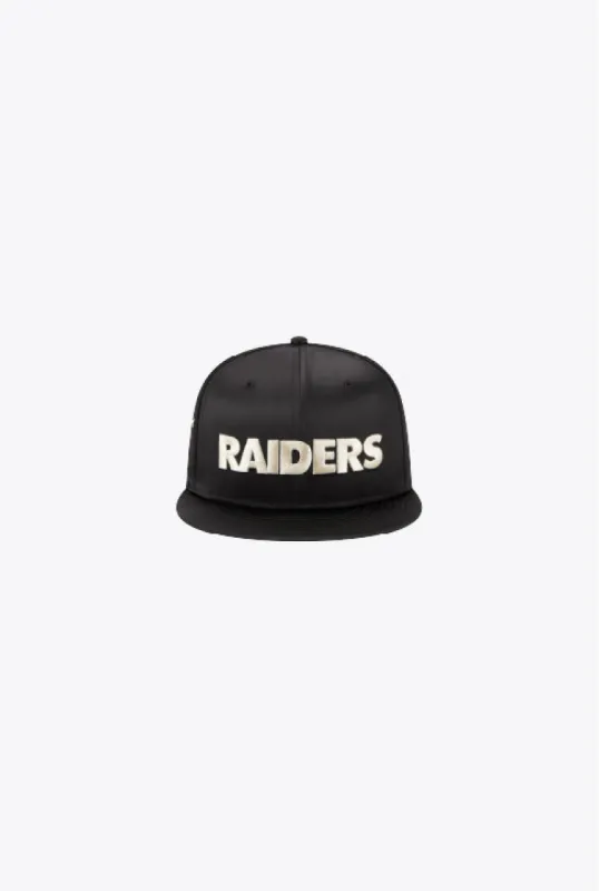 Las Vegas Raiders Satin Script Snapback sold by Peace-Collective