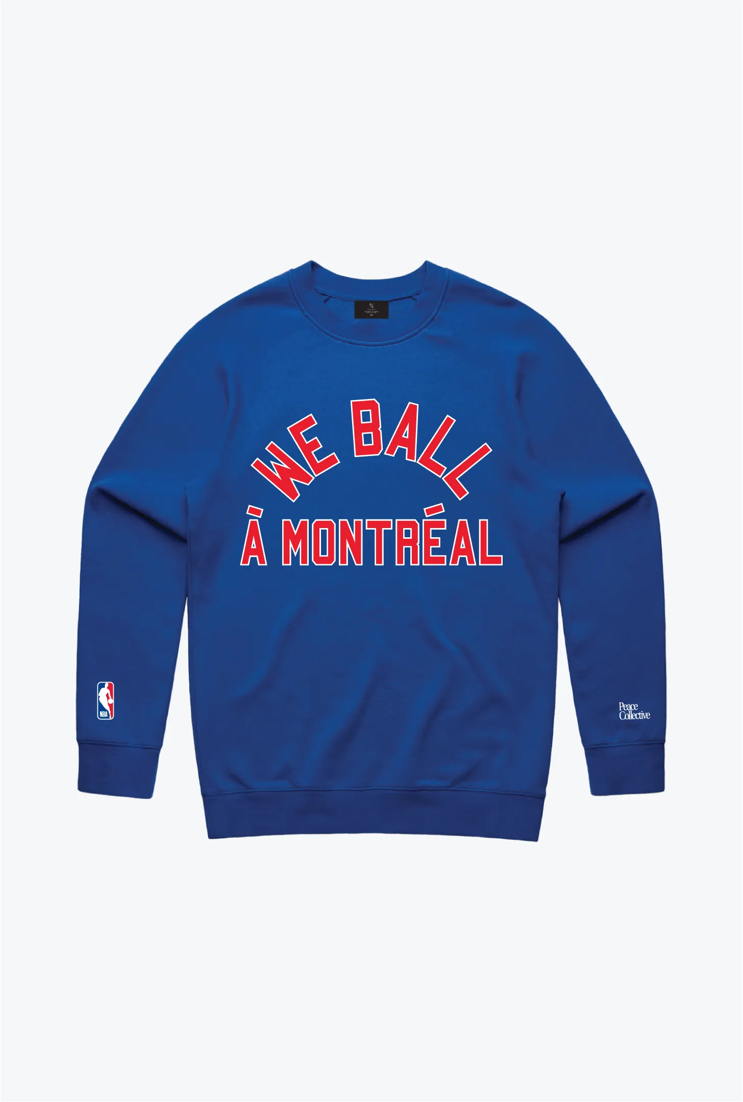 We Ball à Montréal Crewneck - Royal sold by Peace-Collective