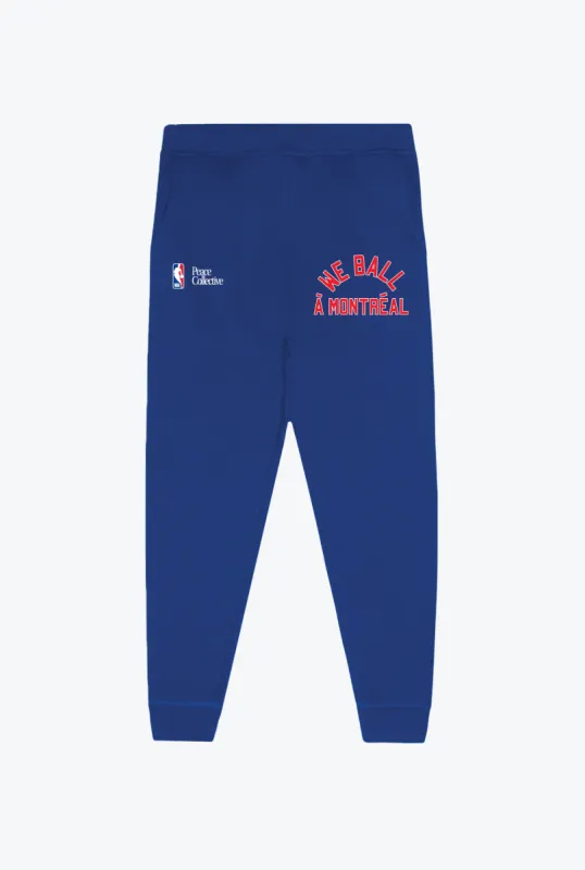 We Ball à Montréal Jogger - Royal sold by Peace-Collective