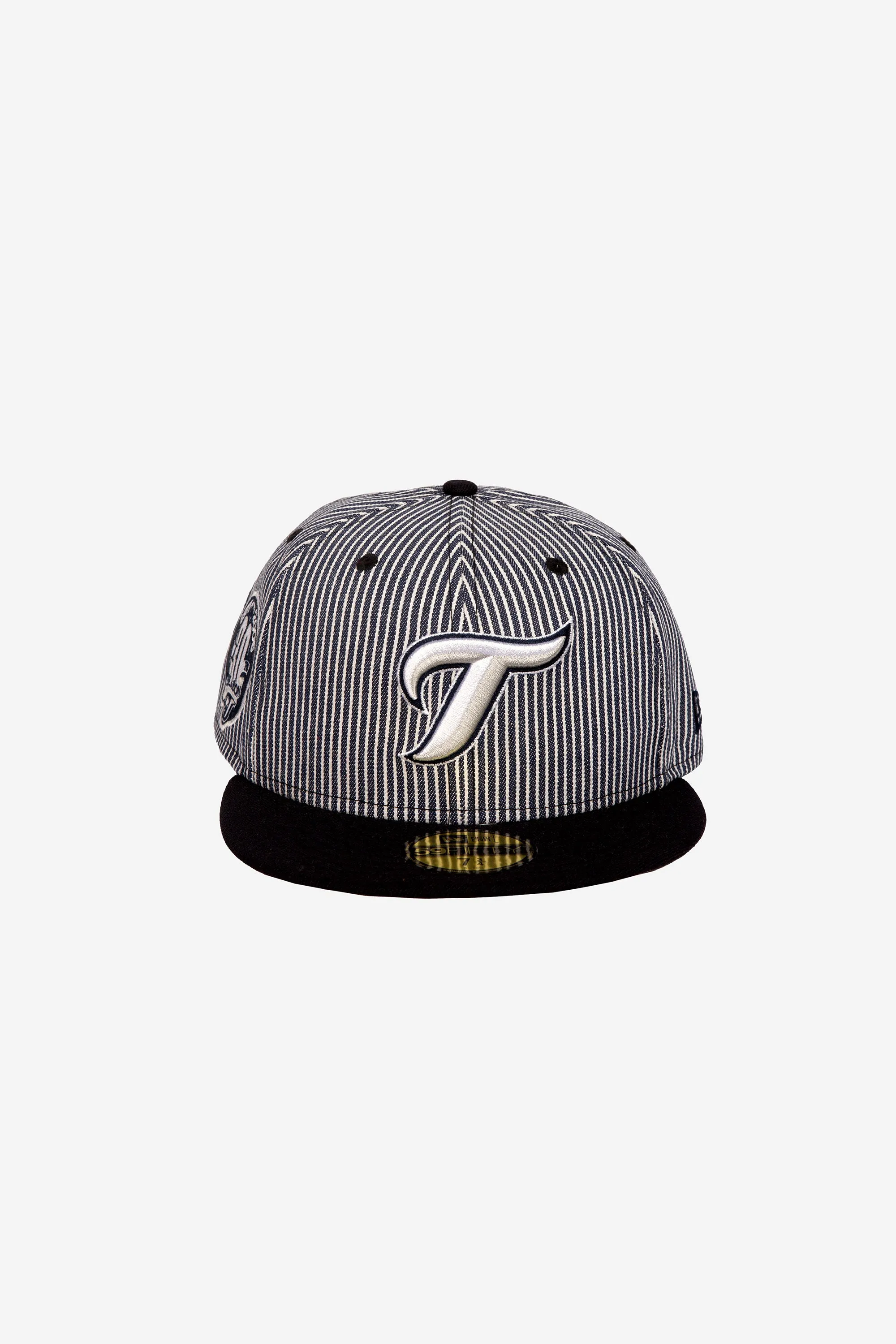 Toronto Blue Jays 30th Anniversary 59FIFTY - Denim Stripe sold by Peace-Collective
