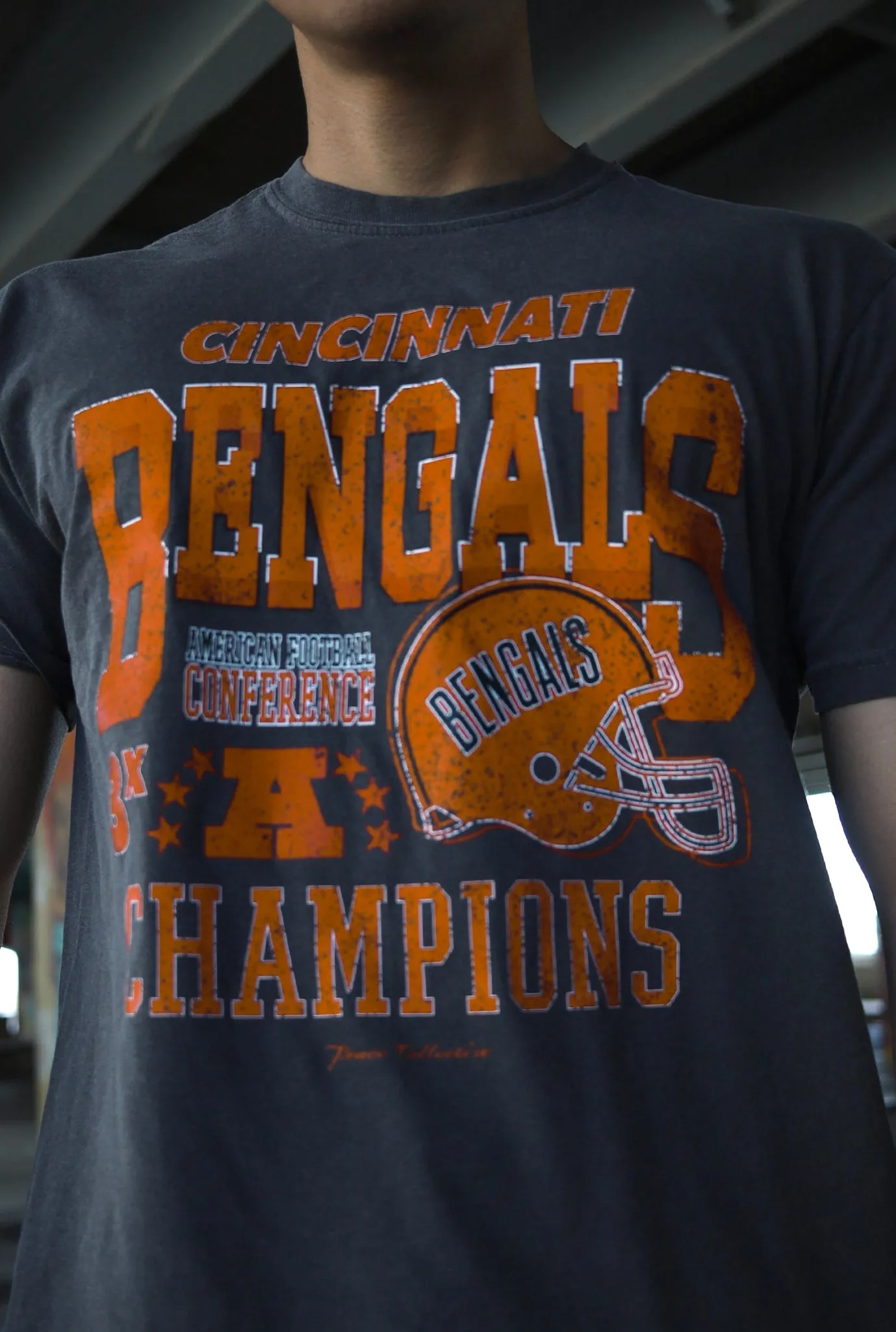 Cincinnati Bengals Vintage Championship T-Shirt - Black sold by Peace-Collective product image thumbnail 2