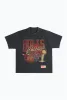 Chicago Bulls Swish Garment Dyed Heavyweight T-Shirt - Black sold by Peace-Collective
