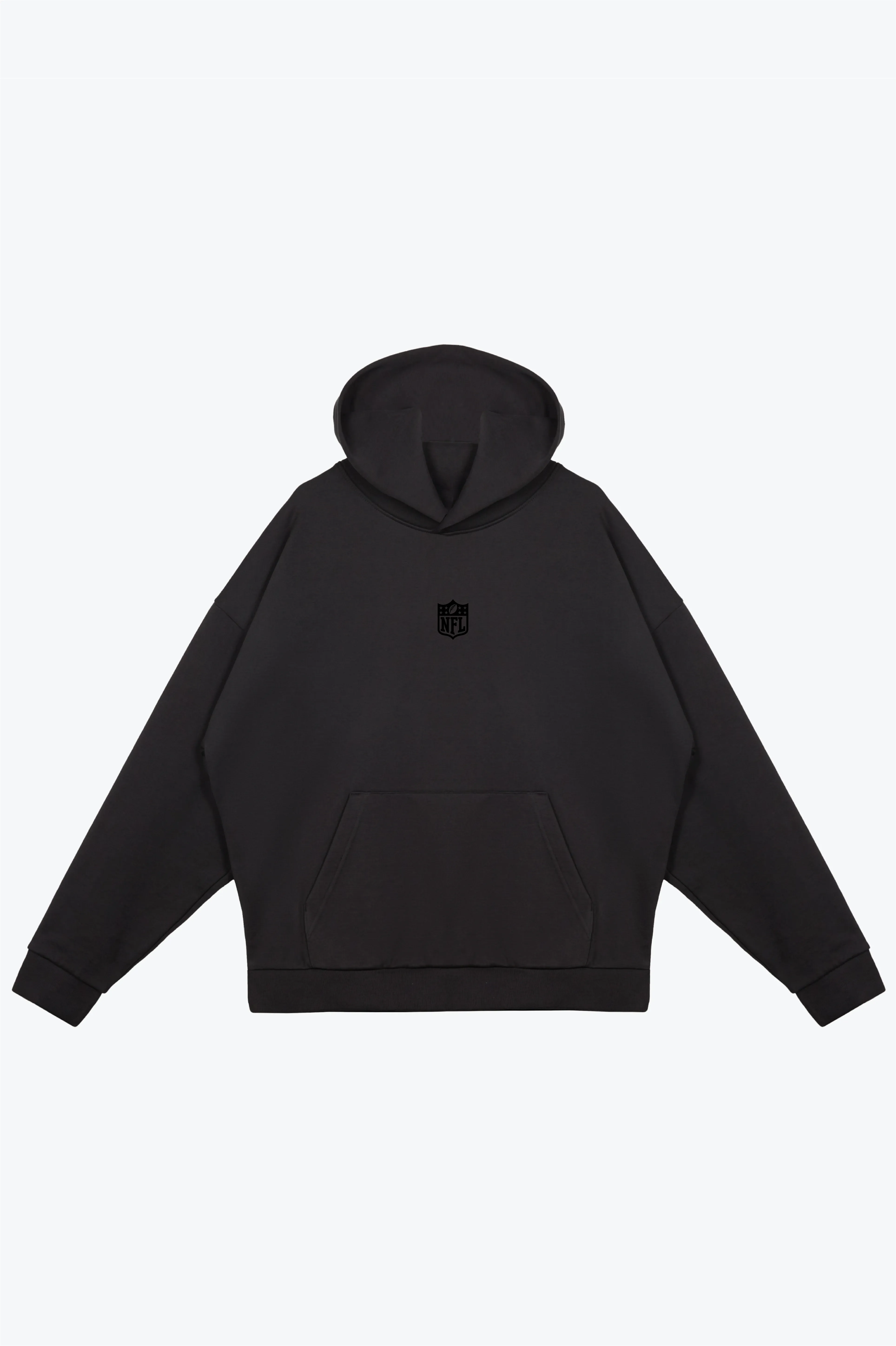 NFL Shield Heavyweight Hoodie - Tonal Black sold by Peace-Collective product image thumbnail 2