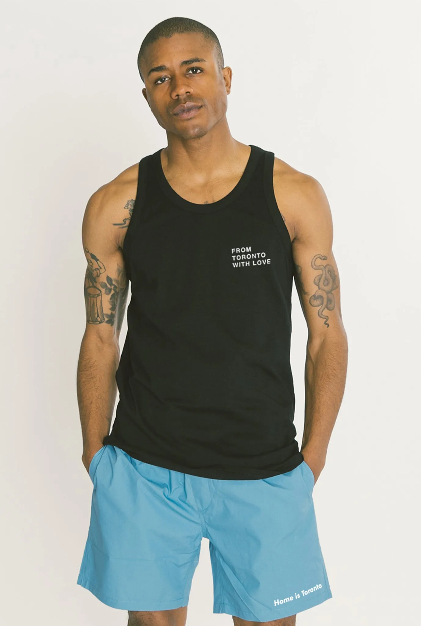From Toronto with Love Tank - Black sold by Peace-Collective