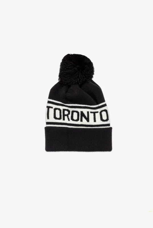 Toronto Pom Beanie - Black sold by Peace-Collective
