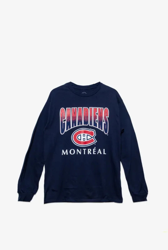 Montreal Canadiens Sweep Down Long Sleeve sold by Peace-Collective