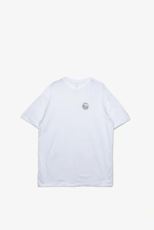 Home is Canada Loonie T-Shirt - White sold by Peace-Collective