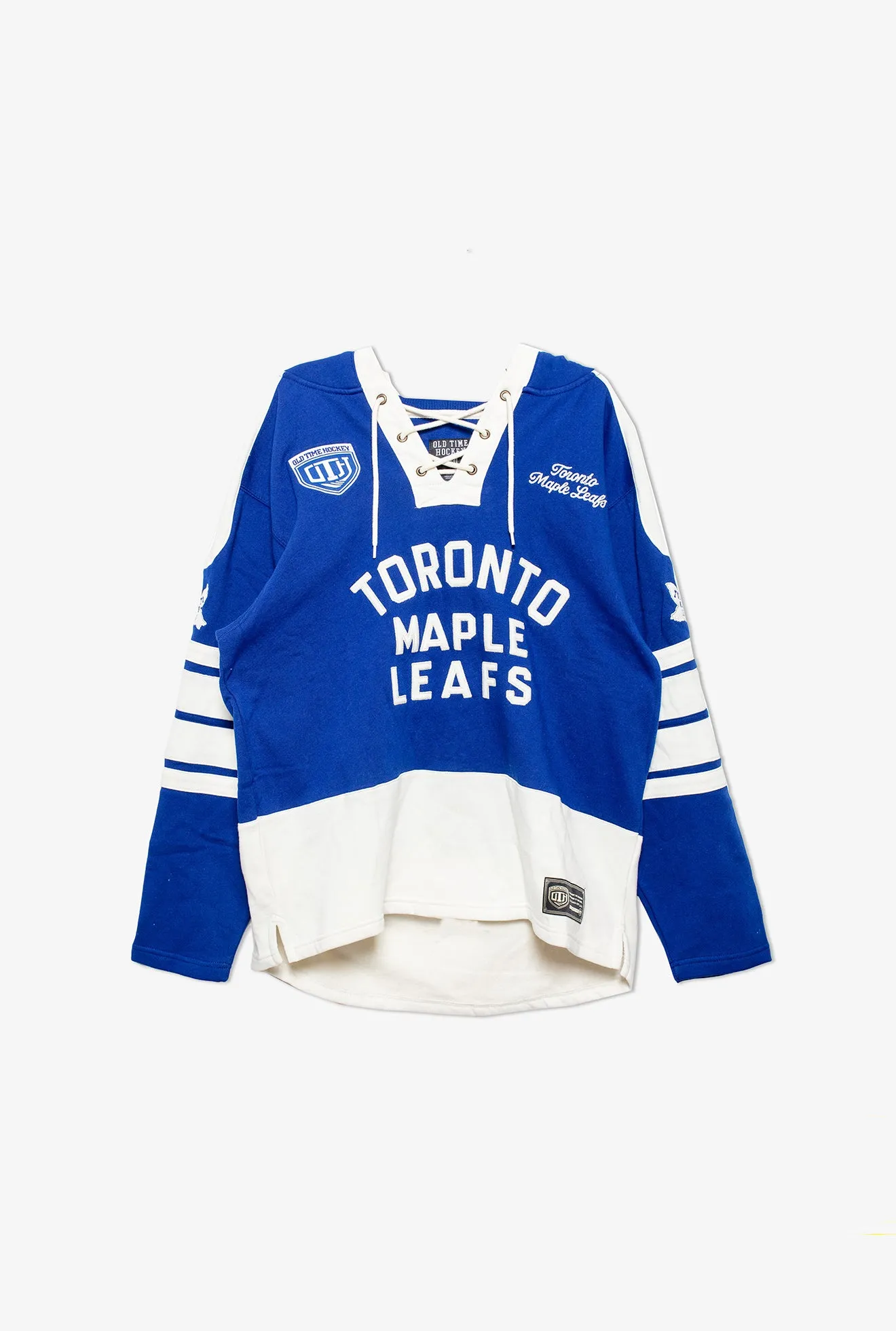 Toronto Maple Leafs Heritage Lacer Hoodie - Blue sold by Peace-Collective